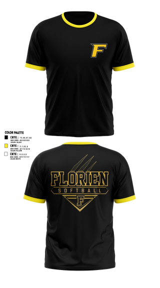 Short Sleeve Performance Shirt, Florien Blackcats, Softball, Teamtime, Team time, sublimation, custom sports apparel, team uniforms, spirit wear, spiritwear, sports uniforms, custom shirts, team store, custom team store, fundraiser sports, apparel fundraiser
