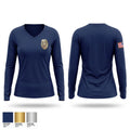 Gate City Police Department Women's Long Sleeve V-neck Shirt - 1