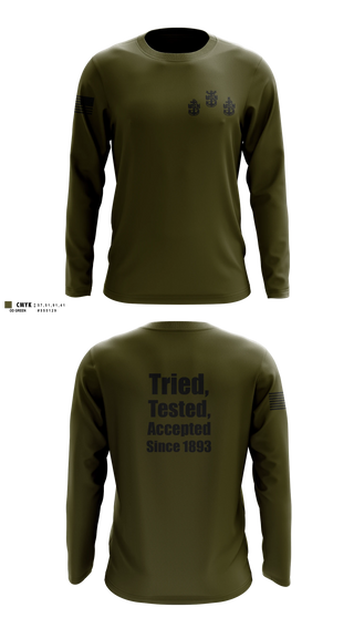 Long Sleeve Performance Shirt, The GOAT Locker gear, Navy, Teamtime, Team time, sublimation, custom sports apparel, team uniforms, spirit wear, spiritwear, sports uniforms, custom shirts, team store, custom team store, fundraiser sports, apparel fundraiser