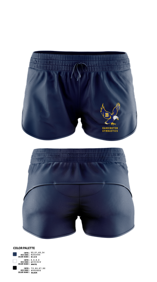 Ranger Panties, Barrington High School Gymnastics, Spirit Store, Teamtime, Team time, sublimation, custom sports apparel, team uniforms, spirit wear, spiritwear, sports uniforms, custom shirts, team store, custom team store, fundraiser sports, apparel fundraiser