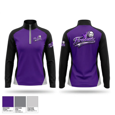 Fireballs Quarter Zip Jacket - 1