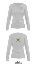 Doña Ana Sheriff’s Special Response Team 93504002 Women's Long Sleeve V-neck Shirt - 11