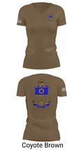 C co. 4/21 Nightfighters 39562086 Women's Short Sleeve V-neck Shirt - 8
