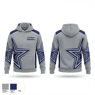 Hoodie, Tri Star Athletics, Men's Basketball, Teamtime, Team time, sublimation, custom sports apparel, team uniforms, spirit wear, spiritwear, sports uniforms, custom shirts, team store, custom team store, fundraiser sports, apparel fundraiser