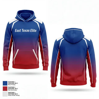 Hoodie, East Texas Elite, Women's Basketball, Teamtime, Team time, sublimation, custom sports apparel, team uniforms, spirit wear, spiritwear, sports uniforms, custom shirts, team store, custom team store, fundraiser sports, apparel fundraiser