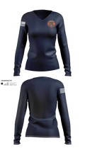 Northside Fire Rescue 76137630 Women's Long Sleeve V-neck Shirt - 22