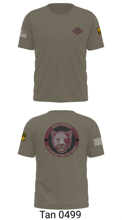 Ross Rangers 12757197 Short Sleeve Performance Shirt - 76