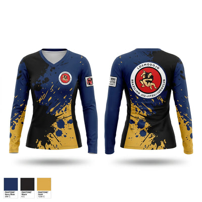 Los Mo Dojo 70869846 Women's Long Sleeve V-neck Shirt - 1