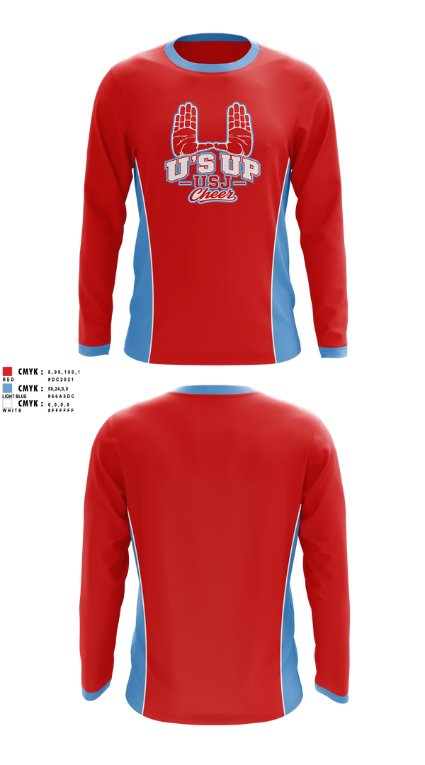 Long Sleeve Performance Shirt, USJ Bruins, Spirit Store, Teamtime, Team time, sublimation, custom sports apparel, team uniforms, spirit wear, spiritwear, sports uniforms, custom shirts, team store, custom team store, fundraiser sports, apparel fundraiser
