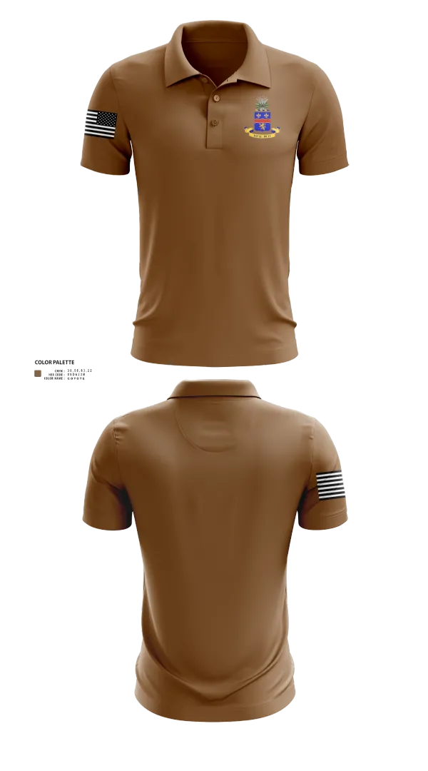 Short Sleeve Performance Polo, 148th IN RGT, , Teamtime, Team time, sublimation, custom sports apparel, team uniforms, spirit wear, spiritwear, sports uniforms, custom shirts, team store, custom team store, fundraiser sports, apparel fundraiser