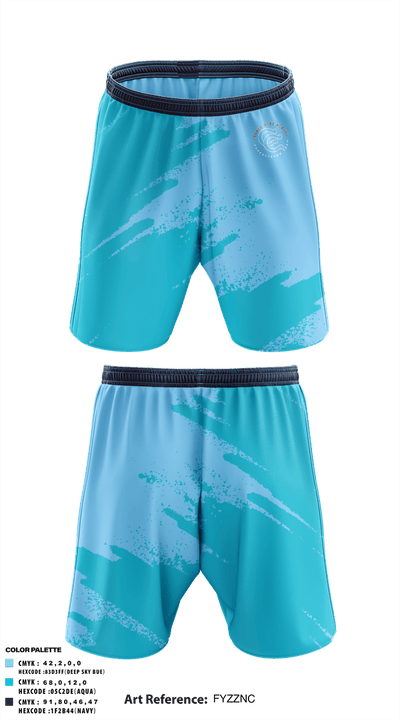 Carson High School 66878686 Athletic Shorts With Pockets - 1