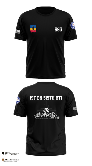 Short Sleeve Performance Shirt, 1st BN 515th RTI, Army, Teamtime, Team time, sublimation, custom sports apparel, team uniforms, spirit wear, spiritwear, sports uniforms, custom shirts, team store, custom team store, fundraiser sports, apparel fundraiser
