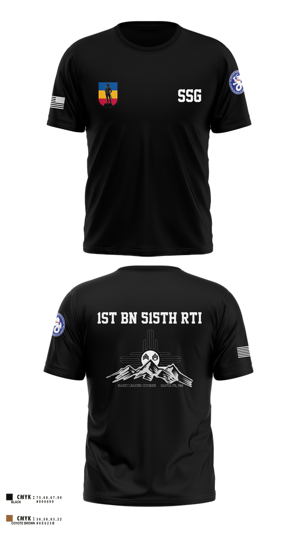 Short Sleeve Performance Shirt, 1st BN 515th RTI, Army, Teamtime, Team time, sublimation, custom sports apparel, team uniforms, spirit wear, spiritwear, sports uniforms, custom shirts, team store, custom team store, fundraiser sports, apparel fundraiser