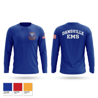 Long Sleeve Performance Shirt, DANSVILLE EMS, EMS/EMT, Teamtime, Team time, sublimation, custom sports apparel, team uniforms, spirit wear, spiritwear, sports uniforms, custom shirts, team store, custom team store, fundraiser sports, apparel fundraiser