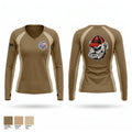 USS GEORGIA Women's Long Sleeve V-neck Shirt - 1