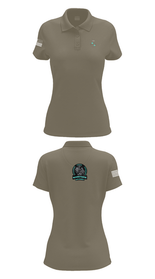 Womens Short Sleeve Performance Polo, Shooters odyssey, National Guard, Teamtime, Team time, sublimation, custom sports apparel, team uniforms, spirit wear, spiritwear, sports uniforms, custom shirts, team store, custom team store, fundraiser sports, apparel fundraiser