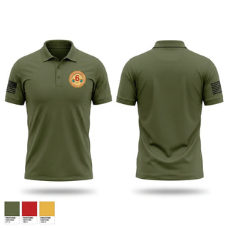 Short Sleeve Performance Polo, 6th Motor Transport Battalion (6th MTBN), Marines, Teamtime, Team time, sublimation, custom sports apparel, team uniforms, spirit wear, spiritwear, sports uniforms, custom shirts, team store, custom team store, fundraiser sports, apparel fundraiser