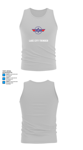 Tank Top, Lake City Thunder, Softball, Teamtime, Team time, sublimation, custom sports apparel, team uniforms, spirit wear, spiritwear, sports uniforms, custom shirts, team store, custom team store, fundraiser sports, apparel fundraiser
