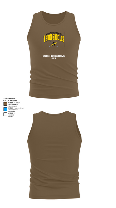 Andrew Thunderbolts Golf 43486182 Tank Top - 8