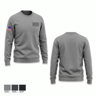 Crew Neck Sweatshirt, Cresco Police Department, Police, Teamtime, Team time, sublimation, custom sports apparel, team uniforms, spirit wear, spiritwear, sports uniforms, custom shirts, team store, custom team store, fundraiser sports, apparel fundraiser