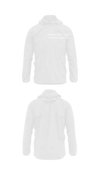 Windbreaker, Morgan State/Coppin State Bear Battalion, Army, Teamtime, Team time, sublimation, custom sports apparel, team uniforms, spirit wear, spiritwear, sports uniforms, custom shirts, team store, custom team store, fundraiser sports, apparel fundraiser