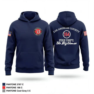 Hoodie, LA County Firehouse 164, Fire Department, Teamtime, Team time, sublimation, custom sports apparel, team uniforms, spirit wear, spiritwear, sports uniforms, custom shirts, team store, custom team store, fundraiser sports, apparel fundraiser