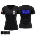 Great Falls Police Department 24042242 Women's Short Sleeve V-neck Shirt - 1