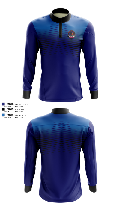Vegas Pickeball 50270687 Quarter Zip Jacket - 100