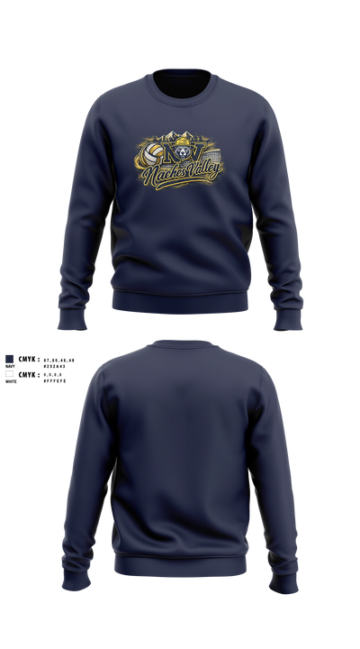 Naches Valley Ranger Basketball Crew Neck Sweatshirt - 7