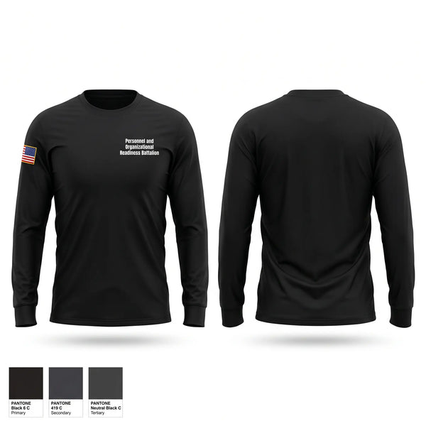 Long Sleeve Performance Shirt, Personnel and Organizational Readiness Battalion, National Guard, Teamtime, Team time, sublimation, custom sports apparel, team uniforms, spirit wear, spiritwear, sports uniforms, custom shirts, team store, custom team store, fundraiser sports, apparel fundraiser