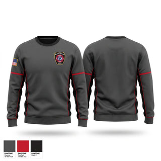 Crew Neck Sweatshirt, Bonner Springs Fire Department, Fire Department, Teamtime, Team time, sublimation, custom sports apparel, team uniforms, spirit wear, spiritwear, sports uniforms, custom shirts, team store, custom team store, fundraiser sports, apparel fundraiser