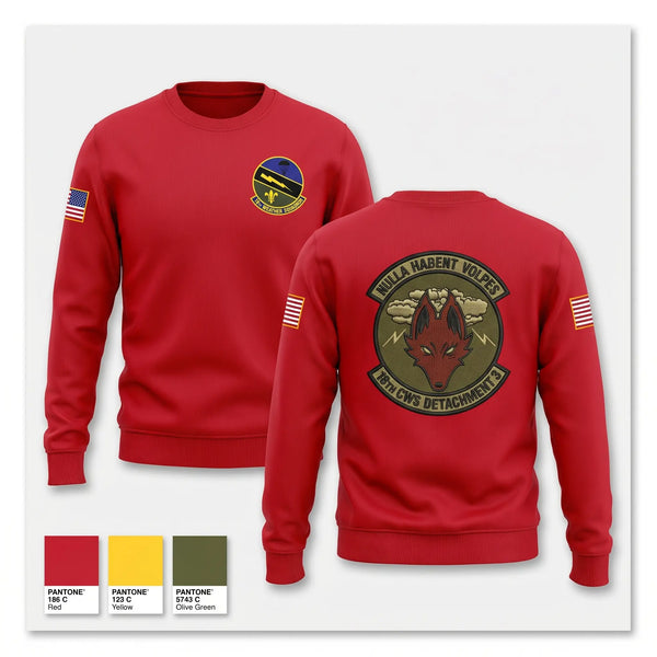 Crew Neck Sweatshirt, Det 3, 18 CWS, Army, Teamtime, Team time, sublimation, custom sports apparel, team uniforms, spirit wear, spiritwear, sports uniforms, custom shirts, team store, custom team store, fundraiser sports, apparel fundraiser