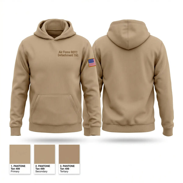 Hoodie, Air Force ROTC Detachment 195, Air Force, Teamtime, Team time, sublimation, custom sports apparel, team uniforms, spirit wear, spiritwear, sports uniforms, custom shirts, team store, custom team store, fundraiser sports, apparel fundraiser