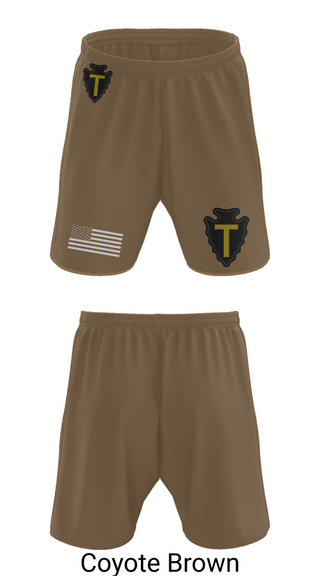 Athletic Shorts With Pockets, B CO 3-141, Army, Teamtime, Team time, sublimation, custom sports apparel, team uniforms, spirit wear, spiritwear, sports uniforms, custom shirts, team store, custom team store, fundraiser sports, apparel fundraiser