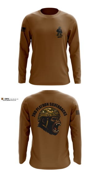 Long Sleeve Performance Shirt, 1136th MP Co, , Teamtime, Team time, sublimation, custom sports apparel, team uniforms, spirit wear, spiritwear, sports uniforms, custom shirts, team store, custom team store, fundraiser sports, apparel fundraiser