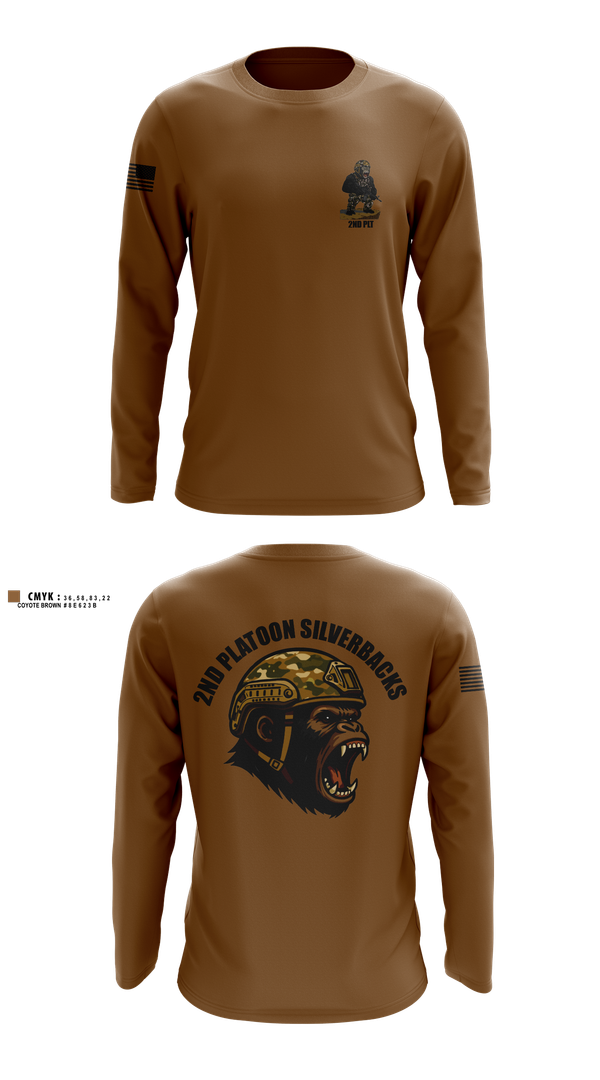 Long Sleeve Performance Shirt, 1136th MP Co, , Teamtime, Team time, sublimation, custom sports apparel, team uniforms, spirit wear, spiritwear, sports uniforms, custom shirts, team store, custom team store, fundraiser sports, apparel fundraiser