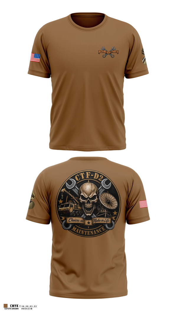 Short Sleeve Performance Shirt, CTF D-2, Army, Teamtime, Team time, sublimation, custom sports apparel, team uniforms, spirit wear, spiritwear, sports uniforms, custom shirts, team store, custom team store, fundraiser sports, apparel fundraiser