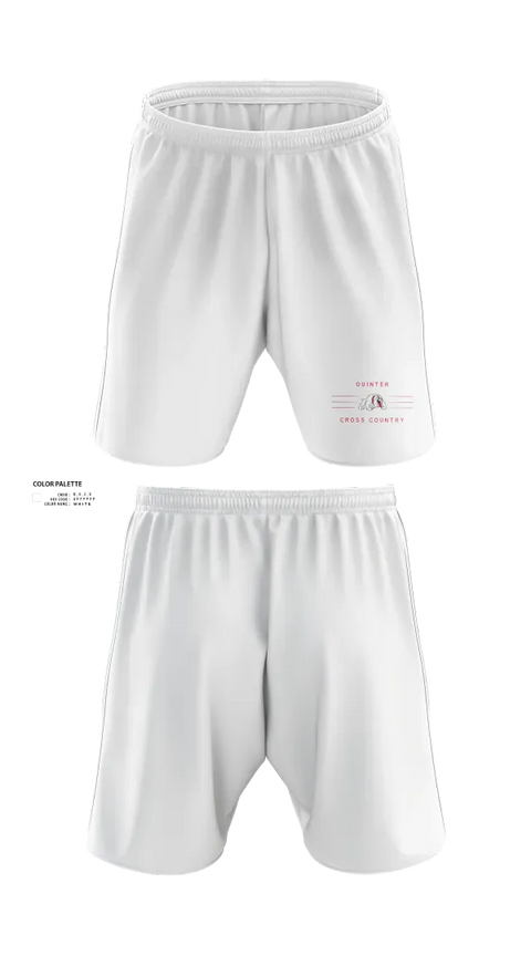 Athletic Shorts With Pockets, Quinter Bulldogs, Cross Country, Teamtime, Team time, sublimation, custom sports apparel, team uniforms, spirit wear, spiritwear, sports uniforms, custom shirts, team store, custom team store, fundraiser sports, apparel fundraiser