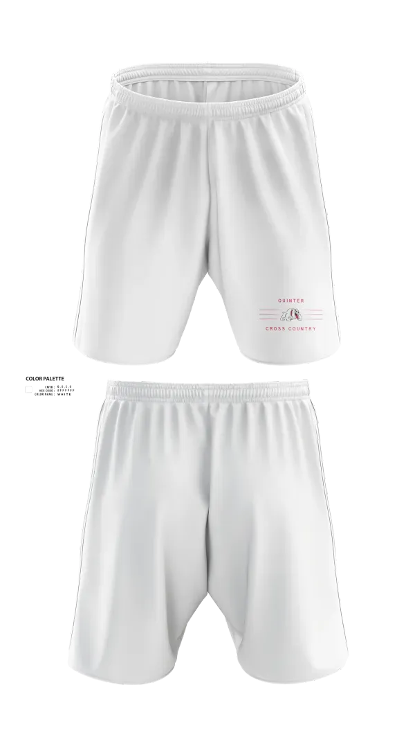 Athletic Shorts With Pockets, Quinter Bulldogs, Cross Country, Teamtime, Team time, sublimation, custom sports apparel, team uniforms, spirit wear, spiritwear, sports uniforms, custom shirts, team store, custom team store, fundraiser sports, apparel fundraiser