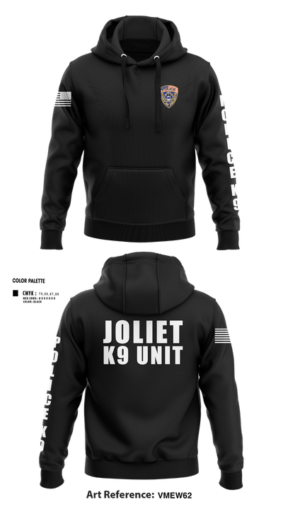 Joliet Police K-9 Unit 79217416 Hoodie - 17