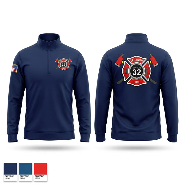 Windbreaker, Lebanon Fire, Fire Department, Teamtime, Team time, sublimation, custom sports apparel, team uniforms, spirit wear, spiritwear, sports uniforms, custom shirts, team store, custom team store, fundraiser sports, apparel fundraiser