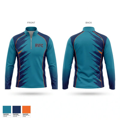 RVFC Quarter Zip Jacket - 1