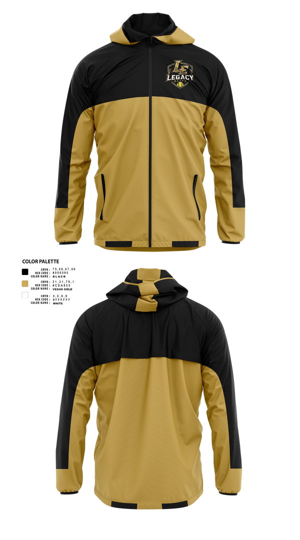Windbreaker, Legacy Elite, Softball, Teamtime, Team time, sublimation, custom sports apparel, team uniforms, spirit wear, spiritwear, sports uniforms, custom shirts, team store, custom team store, fundraiser sports, apparel fundraiser