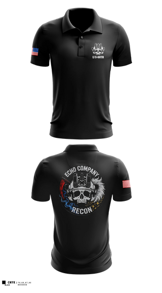 Short Sleeve Performance Polo, ECHO COMPANY, 3-60TH IN, Army, Teamtime, Team time, sublimation, custom sports apparel, team uniforms, spirit wear, spiritwear, sports uniforms, custom shirts, team store, custom team store, fundraiser sports, apparel fundraiser