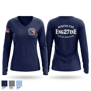 Old School Cotton Feel Shirt, Memphis Fire Station 27, Fire Department, Teamtime, Team time, sublimation, custom sports apparel, team uniforms, spirit wear, spiritwear, sports uniforms, custom shirts, team store, custom team store, fundraiser sports, apparel fundraiser