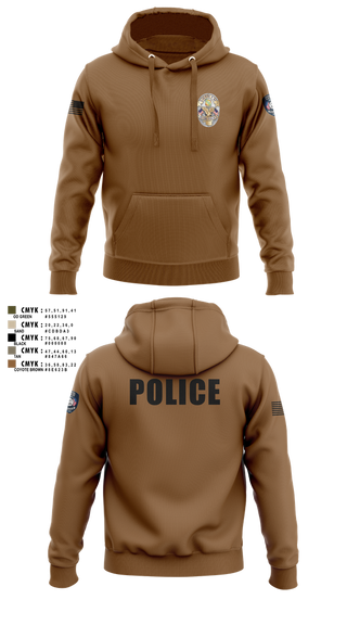 Hoodie, Miami Police Department, , Teamtime, Team time, sublimation, custom sports apparel, team uniforms, spirit wear, spiritwear, sports uniforms, custom shirts, team store, custom team store, fundraiser sports, apparel fundraiser