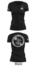 Benwood Fire Dept Dive 58478302 Women's Short Sleeve V-neck Shirt - 24
