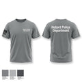 Hobart Police Department Old School Cotton Feel Shirt - 1