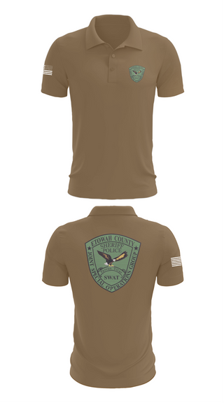 Short Sleeve Performance Polo, Etowah County JSOG, , Teamtime, Team time, sublimation, custom sports apparel, team uniforms, spirit wear, spiritwear, sports uniforms, custom shirts, team store, custom team store, fundraiser sports, apparel fundraiser