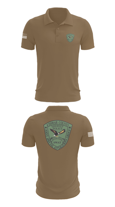 Etowah County JSOG 23168603 Short Sleeve Performance Polo - 7